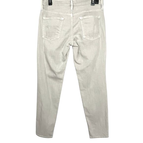 VINCE Women’s Mason Rolled Jean in Destructed Tawny Light Tan size 29 - Picture 6 of 7